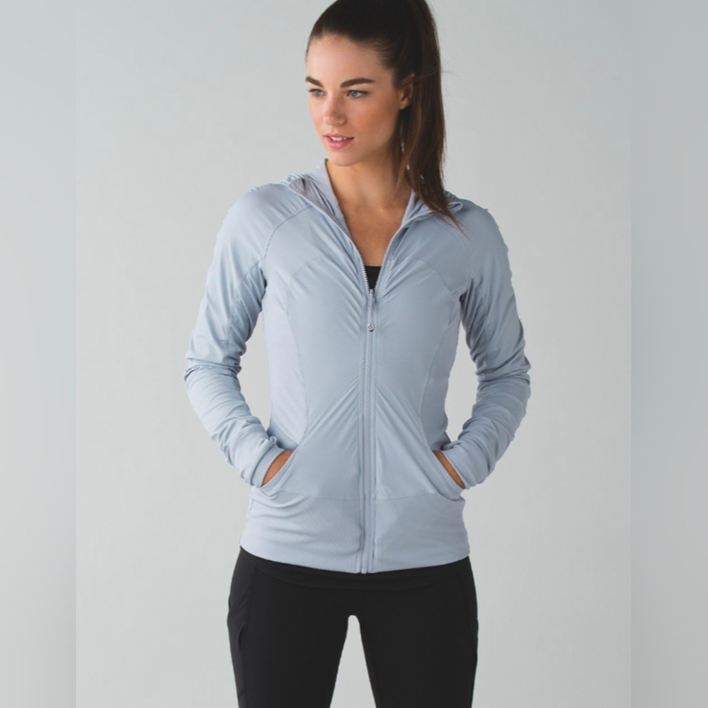 Lululemon In Flux Jacket in Silver Fox